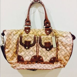 Juicy Couture P&G messenger diaper bag